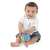 Baby playing with Chicco Baby Senses Soft Ball rattle toy