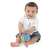 Baby playing with Chicco Baby Senses Soft Ball rattle toy
