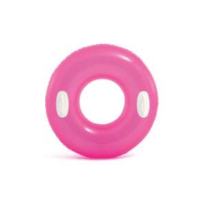 Inel gonflabil pentru piscină de culoare roz cu mânere, 76 cm - Intex Colaci si accesorii gonflabile inot copii