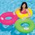 Shiny floating rubber with handhold, 76 cm beach article 43326057