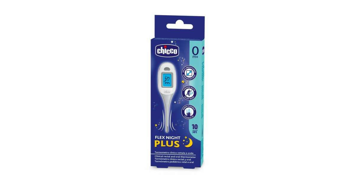 Chicco Flex Night Plus clinical thermometer - night 10 sec