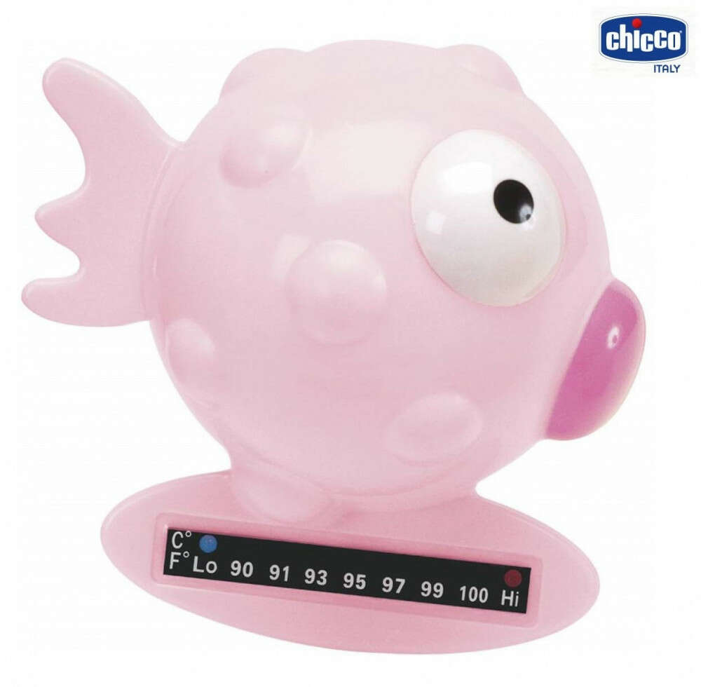 Halacska vízhőmérő 32-38°C - rózsaszín vízhőmérő