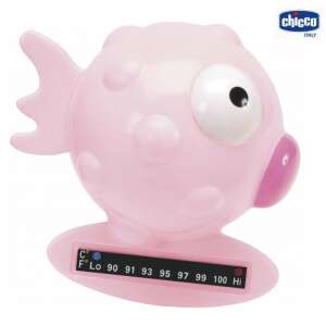 Термометър за баня Chicco с форма на розова рибка, измерва температурата на водата за бебешка баня - Бебе & Малко дете