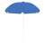 Malatec 2m blue beach umbrella front view on white