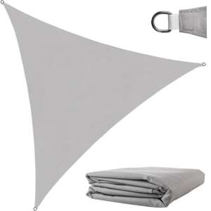Malatec háromszög Napvitorla 3x3x3m 180g/m2 #szürke