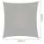 Malatec 3.6x3.6m square grey sun sail with dimensions