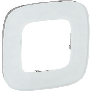 Legrand Valena Allure Egyes keret, Fehérüveg, 755541 147247315 - Villanykapcsoló keret