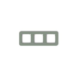 MINI Univerzális hármas lekerekített keret műanyagból homokszínű 61MRTZ-3