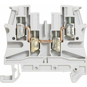 Conector de șină 2-conductoare 4mm2 gri VIKING 037169 147247392 - Blocuri terminale