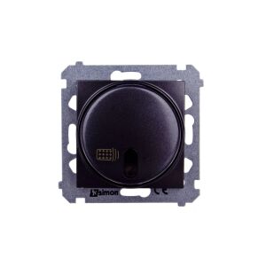 Simon 54 Távvezérelt kapcsoló relével antracit DWP10P.01/48 147247402 - Villanykapcsoló