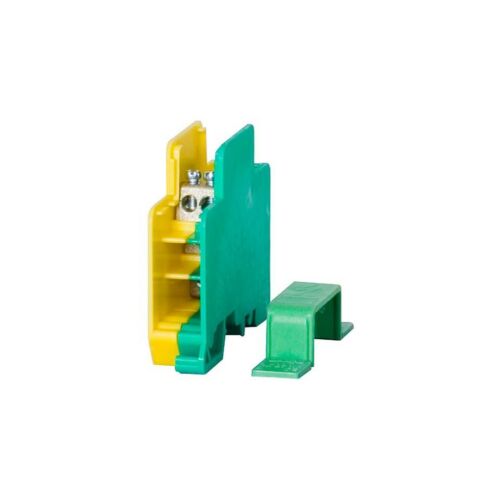 Egypólusú elosztó blokk 60A - test sárga/zöld 147247403