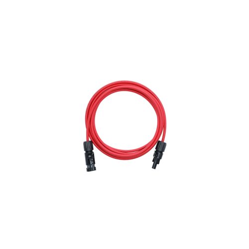 MC4 csatlakozós hosszabbító - napelem kábel KENO 4mm2 piros 3m KENO PRZ-4MM-RED-3M 147247512