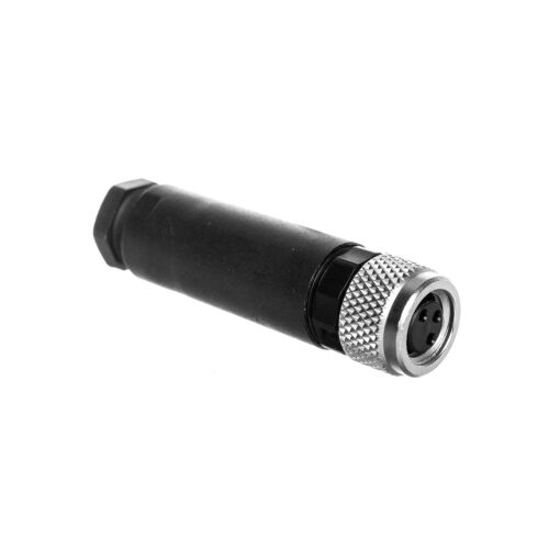 Phoenix Contact Csatlakozó aljzat 3 tűs egyenes M8 sárgaréz csatlakozás 0,14-0,5mm2 SACC-M 8FS-3CON-M-SW (1506888) 147247517