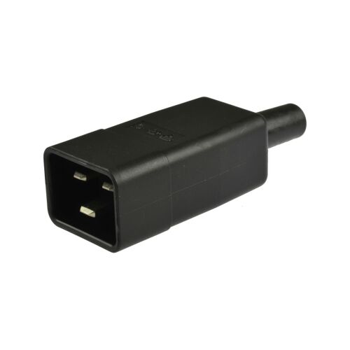 IEC320 C20 tápcsatlakozó szerverhez, UPS-hez (férfi) 2P+Z 16A kábelhez max. 9,5mm 147247580