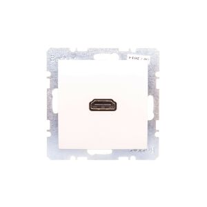 Berker S.1 HDMI aljzat 90 fokos csatlakozóval krémes fényes 3315438982