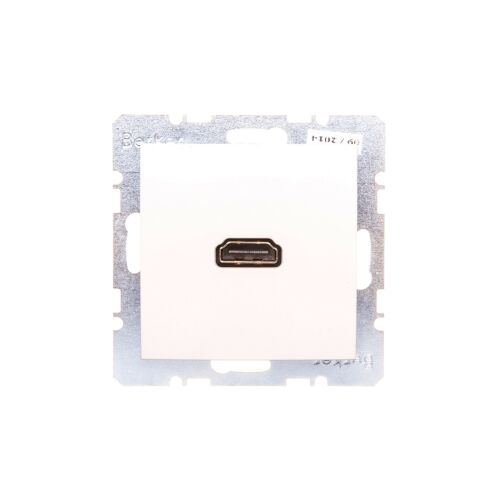 Berker S.1 HDMI aljzat 90 fokos csatlakozóval krémes fényes 3315438982 147247617