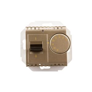 Kontakt-Simon 54 Temperaturregler mit internem Sensor goldmatt (DRT10W/02/44) 147247792 - Raumthermostate
