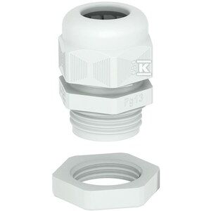 Presetupă cu piuliță PG9 PA gri deschis RAL 7035 V-TEC PG9+ LGR 2024657 /50buc/50buc. / 147247912 - Conectori