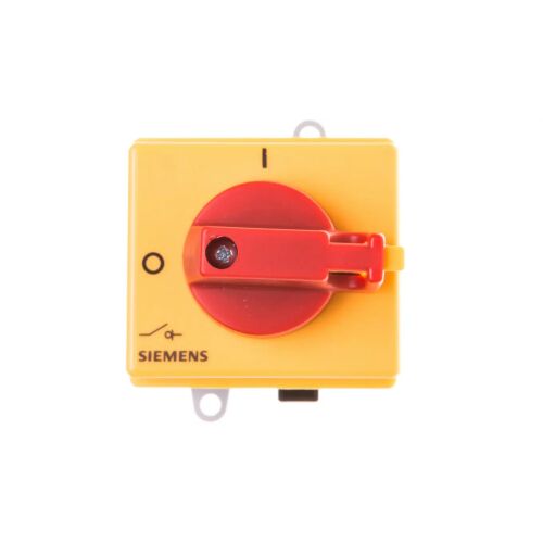 Modularer Montageknopf für Haupt-/Notschalter 3P 16A 7,5 kW AC23A 400V, gelb-rote Feder 3LD2030-0TK13 147247954