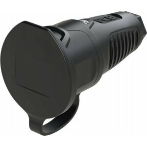 Gniazdo gumowe z zatyczką 16A 2P+Z 230V IP54 z bolcem uziemiającym 2411-ss 147248060 - Lampy i oświetlenie