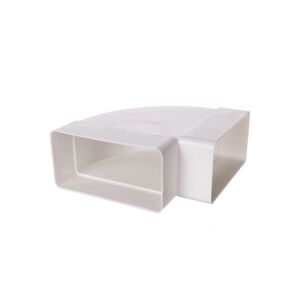 Vízszintes könyök 110x55mm 90 fokos 050