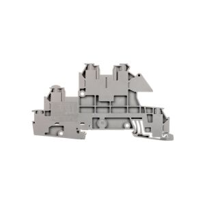 Sínkötő 5-vezetékes 4mm2 szürke/sárga-zöld UTI 2,5-PE/L/N 3076030 147248232 - Sorkapocs