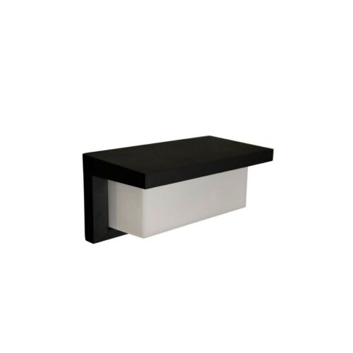 Homlokzati lámpatest Neely E27 IP54 fekete 147248243