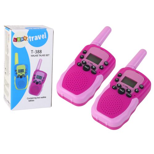 Walkie Talkie Walkie-talkie tartomány 3km rózsaszín 147248263