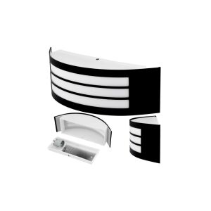 Kinkiet Ogrodowy Elewacyjny Lampa Zewnętrzna E27 CZARNA IP44 FREESIA Lumiled 147248582 - Zewnętrzna lampa ścienna