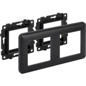 Simon Connect Suport podtynkowy z ramką 2x K45, czarny KR445/14 147248702 - Rame pentru întrerupătoare
