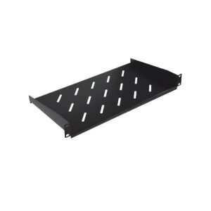 Rögzített polc 19 col 1U 250mm mélység V RAL9004