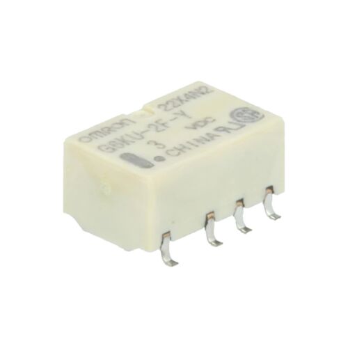 G6KU-2F-Y-3DC relé: Elektromágneses DPDT induktorok: 3VDC 0.3A/125VAC