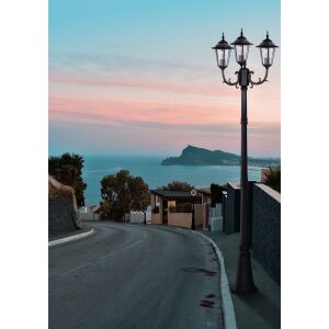 STANDARD kerti lámpa 233cm fekete, fém váz üvegburakkal K-7009A2/3 FEKETE Kaja Lighting 147248937 - Kültéri állólámpa