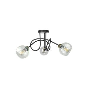 Modern mennyezeti lámpa 3xE27 EVIE BLACK/GOLD 147248979 - Lámpa & Világítás