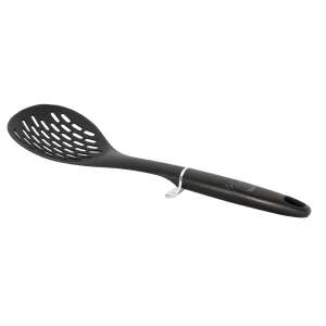 Berlinger Haus BH-6212 Royal Black Collection slotted spoon, black, for serving pasta, vegetables, and other foods