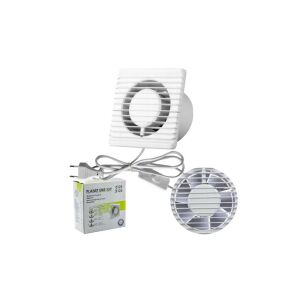 Wentylator łazienkowy domowy cichy Fi 125 biały ścienny z kablem 147249176 - Uroda i zdrowie