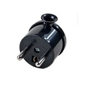 Opál Levehető szögdugó mini 2P+Z fekete