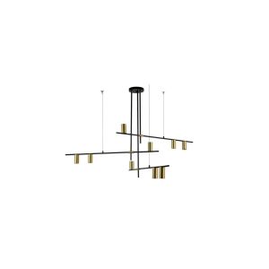 Lampa wisząca ARIZONA 9 czarna/złota LP-074/9PL BK/GD Light Prestige 147249464 - Dom i ogród