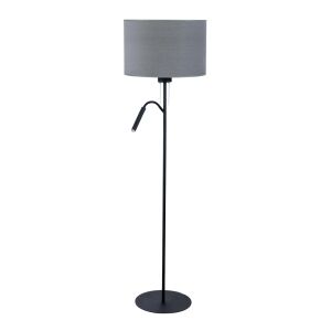 LAMPA DE PODEA HOTEL PLUS gri/negru cu stâlp de citire 9072 Nowodvorski 147249537 - Lămpi de podea
