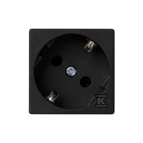 Simon Connect Socket K45 schuko 16A/230V indicator de putere gri grafit KL01/14 147249596