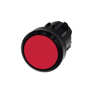 Taste 22 mm, Kunststoff, rot, flach, mit automatischer Rückführung SIRIUS ACT 3SU1000-0AB20-0AA0 147249605 - Schalter