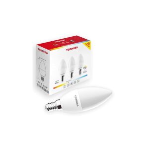 TOSHIBA LED N_3PACK C37 E14 4,7W 4000K 470lm/10db/