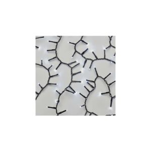 Classic Cluster LED karácsonyi fények, sündisznó, 400 LED 8m, hideg fehér, fekete, IP44, időzítő D4BC02 147249662 - Fényfüzér
