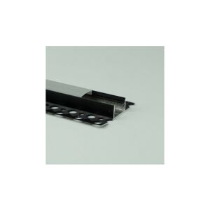 GNS02 profil felületi fekete + tejüveg ernyő 2m