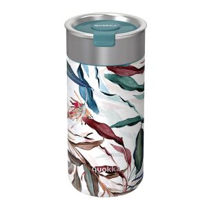 Quokka Boost Coffee Tumbler - Termos din oțel inoxidabil cu infuzor 400 ml (Buchet) 147249950 - Transportatori de alimente și băuturi