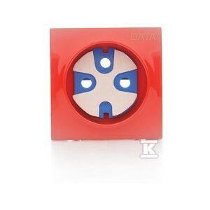 Simon 54 Premium Fedél + kulcs DATA aljzathoz piros DGD1P/22 147250003 - Lámpa & Világítás
