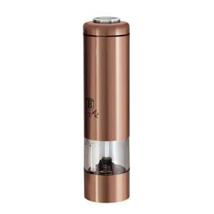 Berlinger Haus electric pepper and salt grinder, rose gold, stainless steel, with LED light - Berlinger Haus