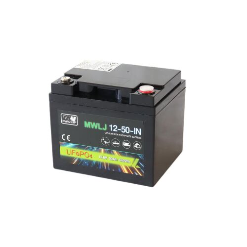 MWLJ 12-50-IN: LiFePO4 akkumulátor 12.8V/50Ah IN / LiFePO4 akkumulátor 12.8V/50Ah IN - (198x166x170mm)