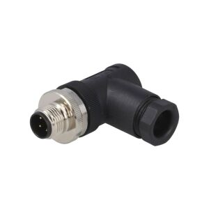 Conector circular cu unghi masculin M12 neecranat 3pin 250V PG9 T4113002031-000 147250273 - Conectori