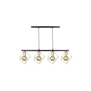 Modern fali lámpa 4xE27 ARNICA BLACK/GOLD LONG 147250350 - Lámpa & Világítás